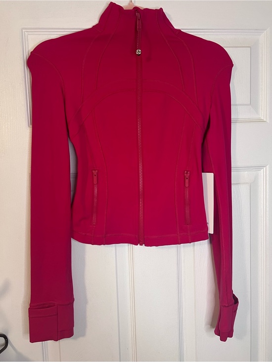 lululemon athletica Tops - #614 Lululemon NWT Define Cropped Jacket Nulu Mulberry Spark Sz 2 Rare Sold Out